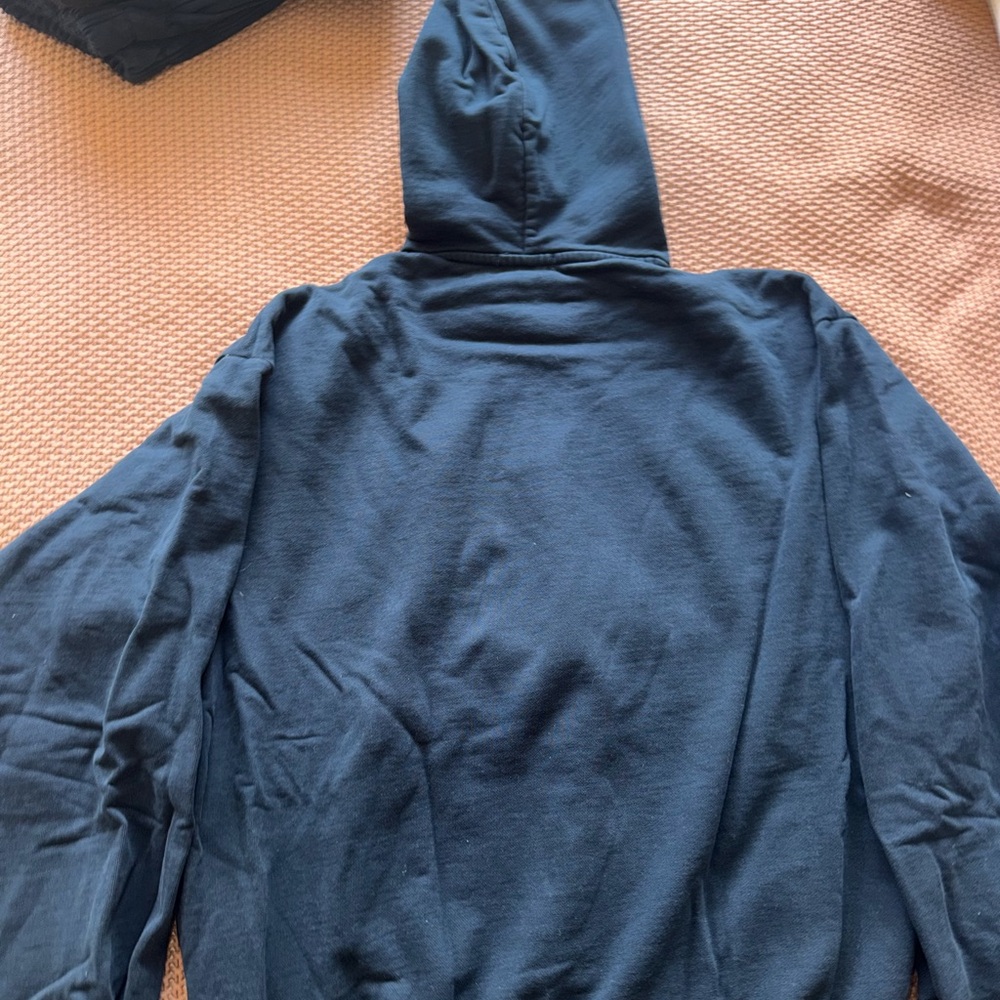 Madhappy Navy Blue Hoodie with White Script Logo (Unisex Small) - Picture 5 of 7